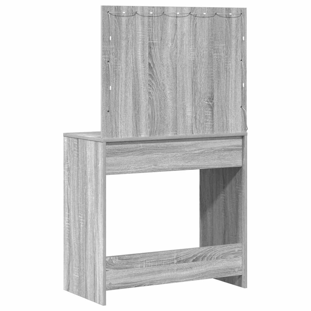Klædeskab Grå Sonoma 78,5 x 41 x 135 cm Konstrueret træ