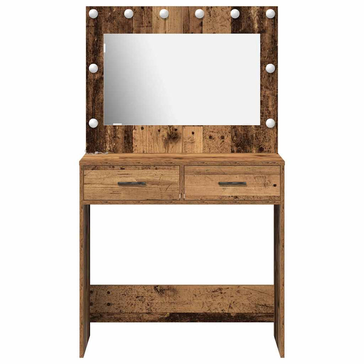 Klædeskab Gammelt træ 78,5 x 41 x 135 cm Konstrueret træ