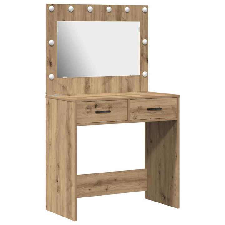 Klædeskab Artisan Egetræ 78,5 x 41 x 135 cm Konstrueret træ