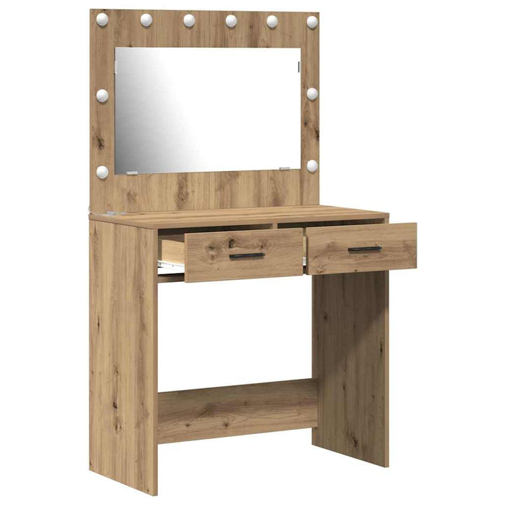Klædeskab Artisan Egetræ 78,5 x 41 x 135 cm Konstrueret træ