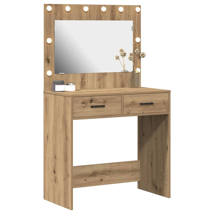 Klædeskab Artisan Egetræ 78,5 x 41 x 135 cm Konstrueret træ