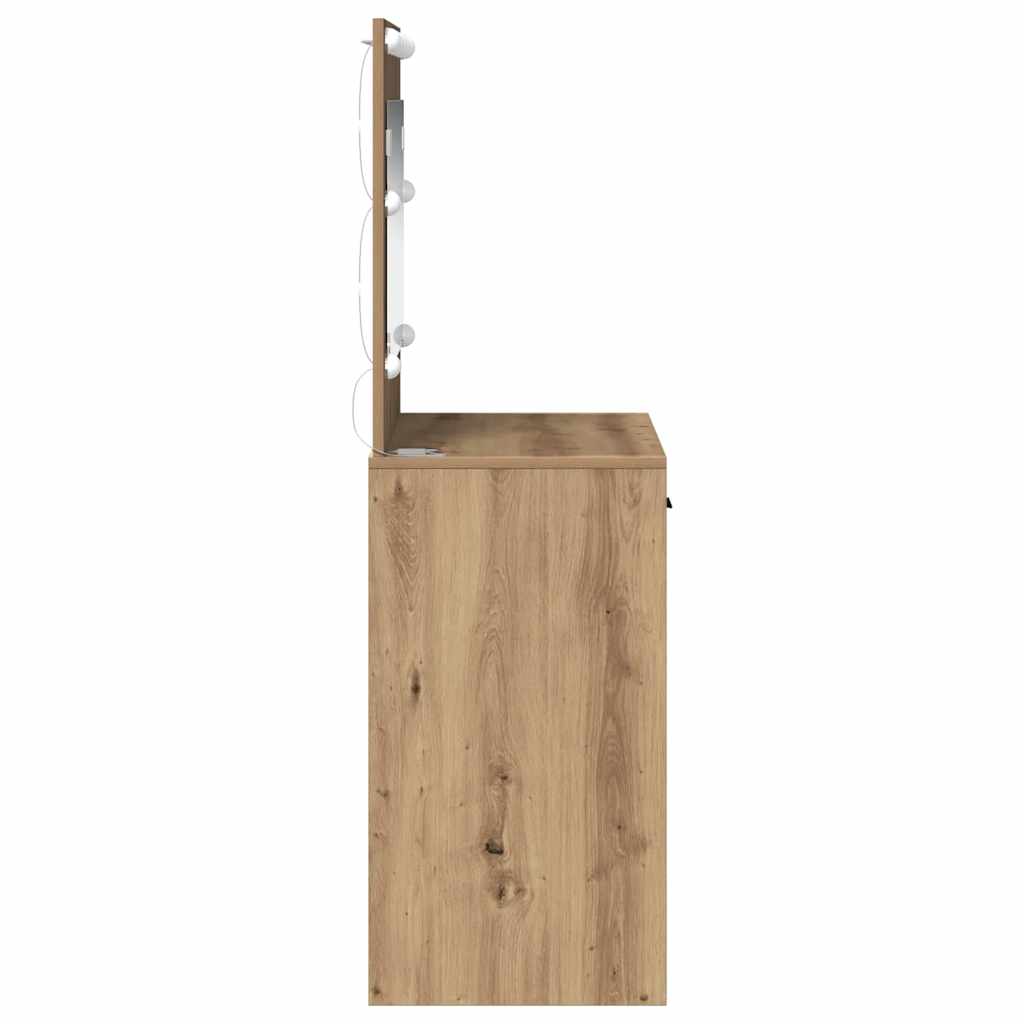 Klædeskab Artisan Egetræ 78,5 x 41 x 135 cm Konstrueret træ
