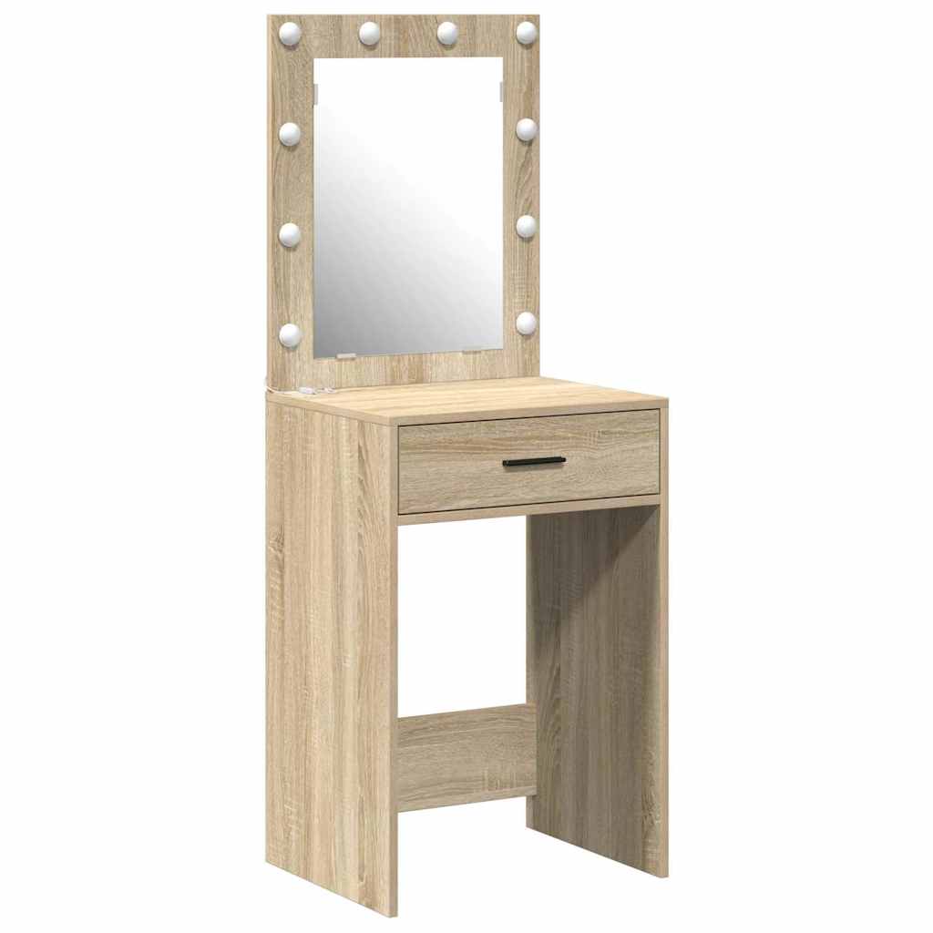 Klædeskab med skuffe Sonoma eg 50 x 41 x 135 cm Konstrueret træ