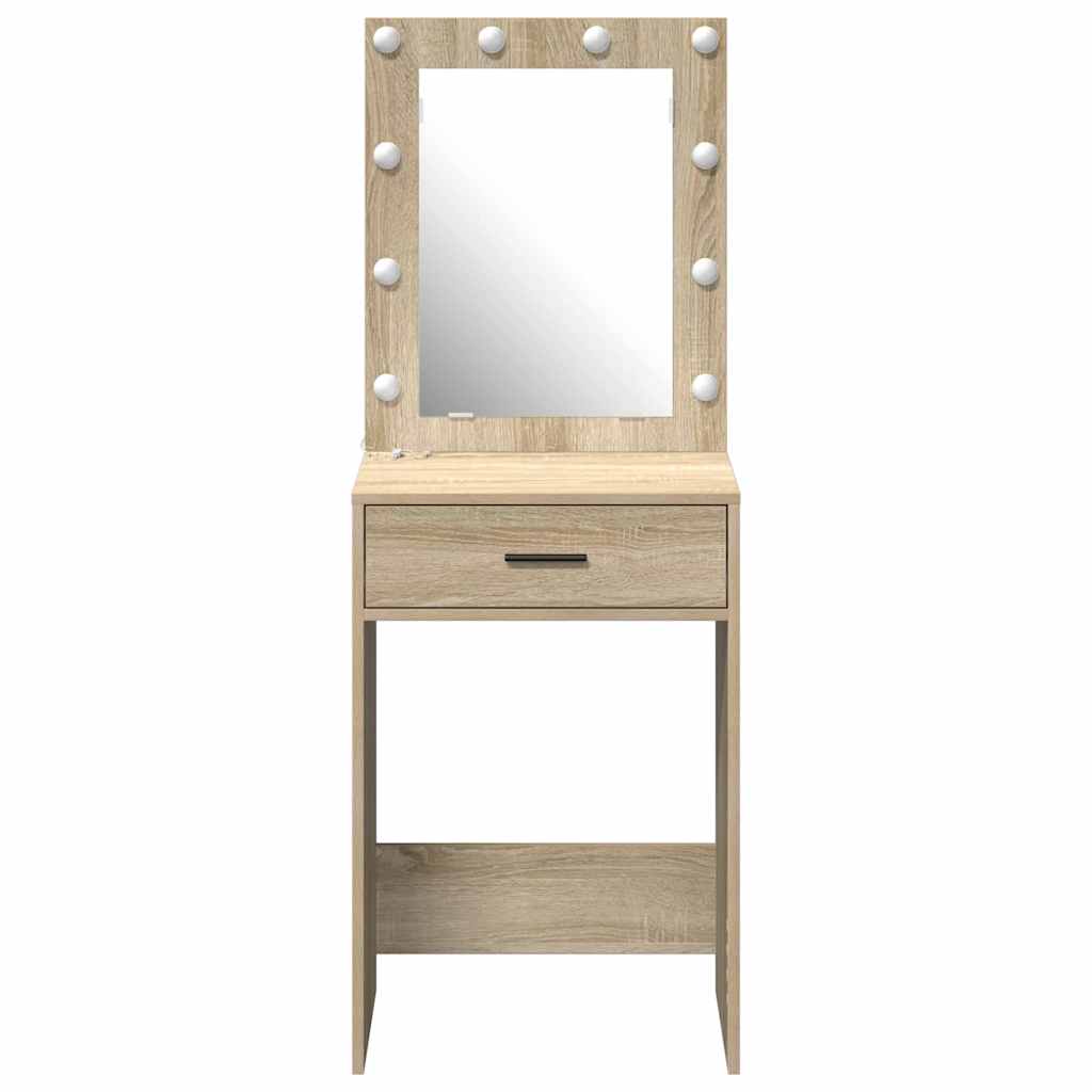 Klædeskab med skuffe Sonoma eg 50 x 41 x 135 cm Konstrueret træ