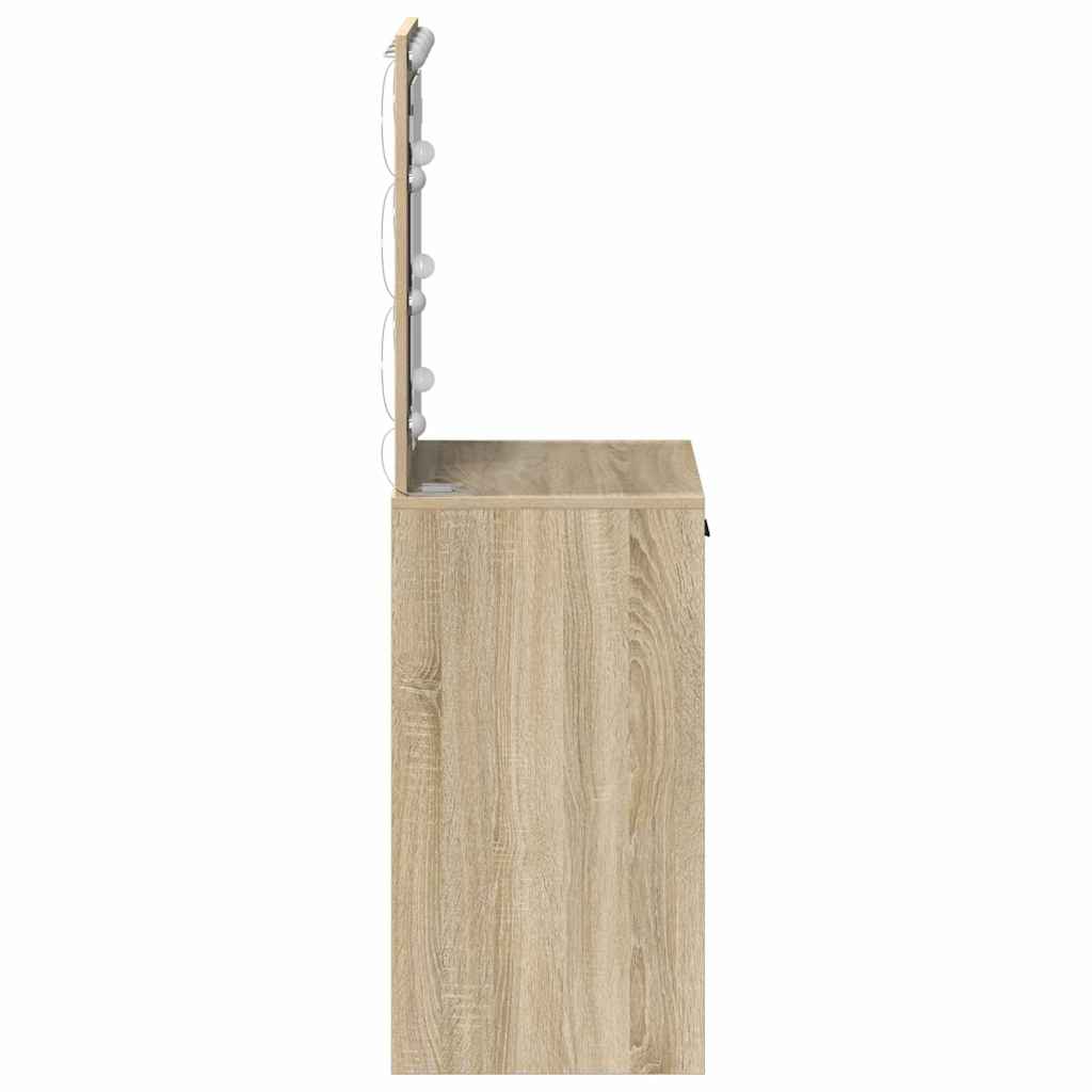 Klædeskab med skuffe Sonoma eg 50 x 41 x 135 cm Konstrueret træ