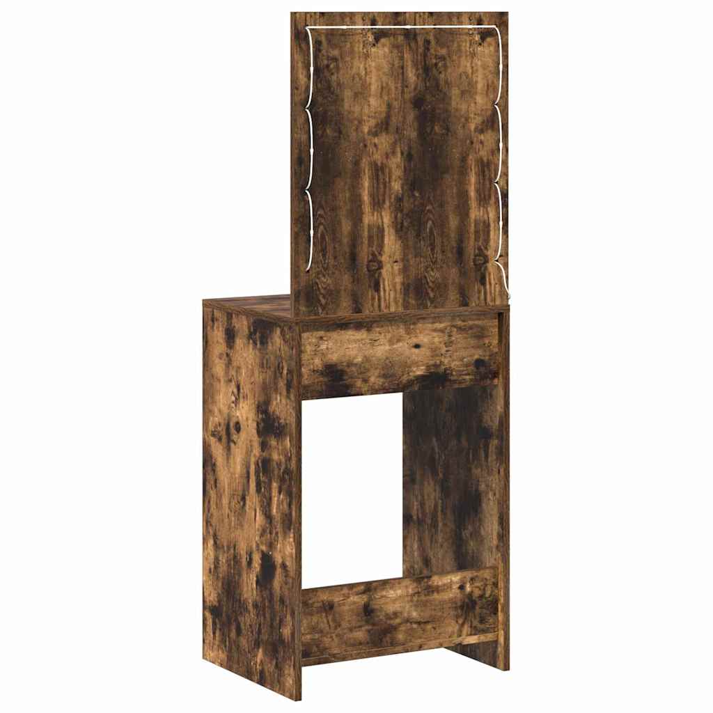 Klædeskab med skuffe Røget eg 50 x 41 x 135 cm Konstrueret træ