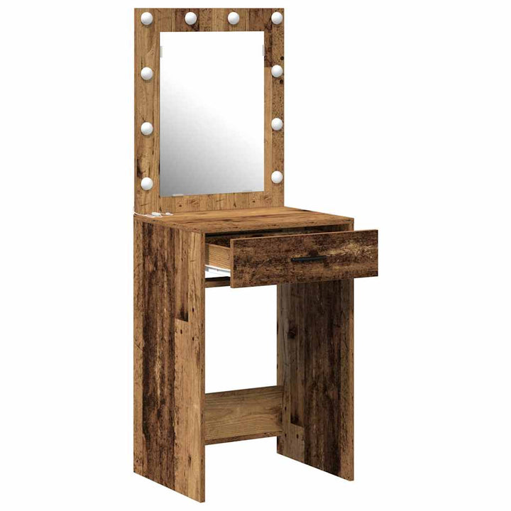 Klædeskab Gammelt træ 50 x 41 x 135 cm Konstrueret træ
