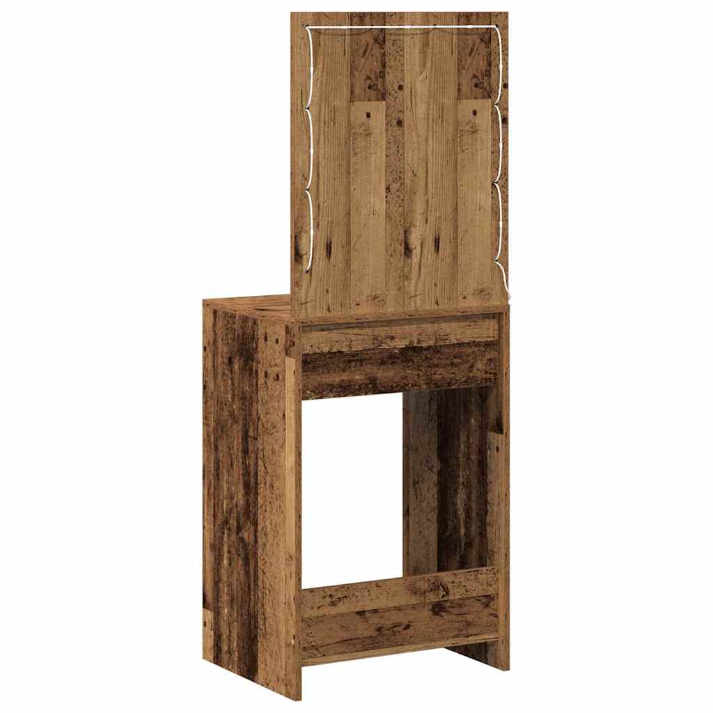 Klædeskab Gammelt træ 50 x 41 x 135 cm Konstrueret træ