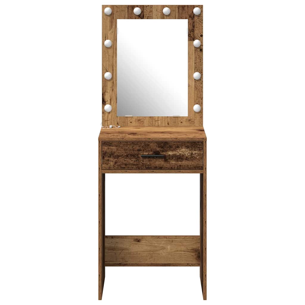 Klædeskab Gammelt træ 50 x 41 x 135 cm Konstrueret træ