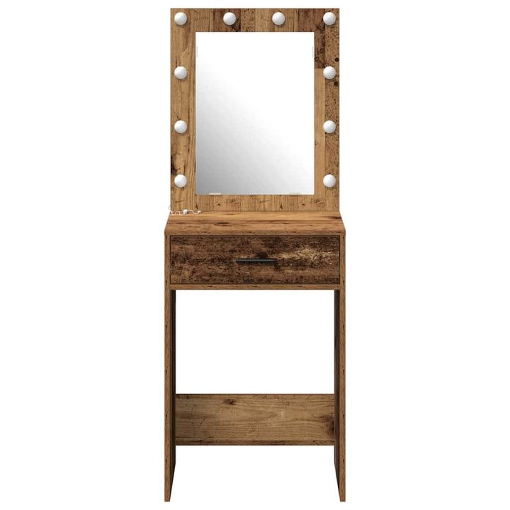 Klædeskab Gammelt træ 50 x 41 x 135 cm Konstrueret træ
