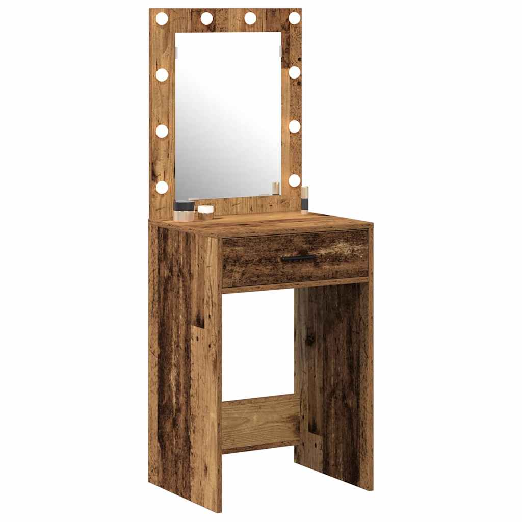 Klædeskab Gammelt træ 50 x 41 x 135 cm Konstrueret træ