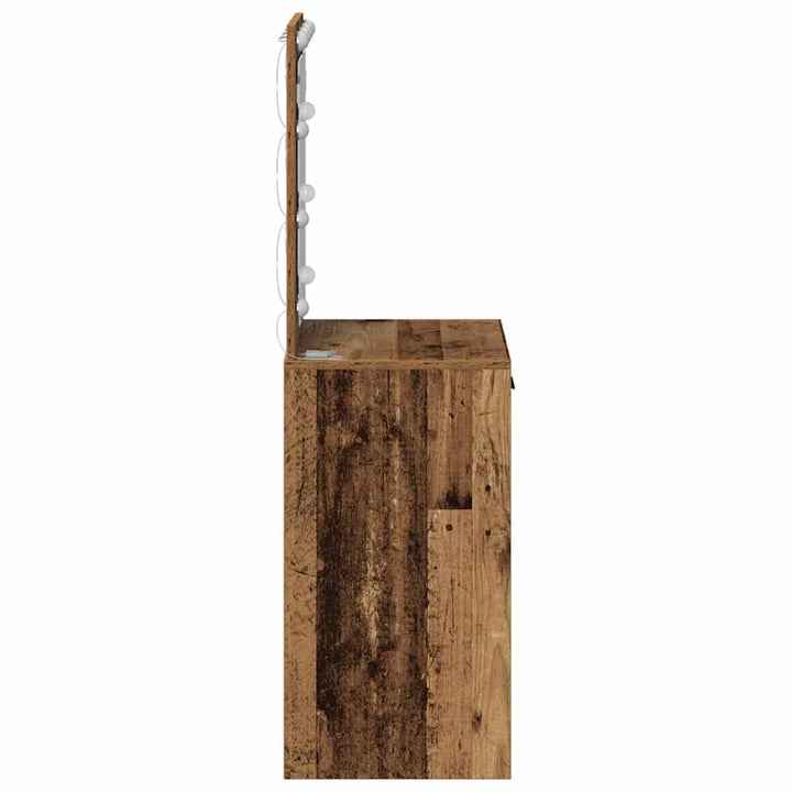 Klædeskab Gammelt træ 50 x 41 x 135 cm Konstrueret træ