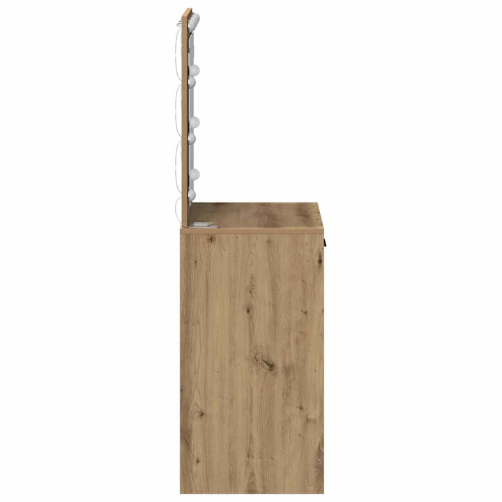 Klædeskab Artisan Egetræ 50 x 41 x 135 cm Konstrueret træ
