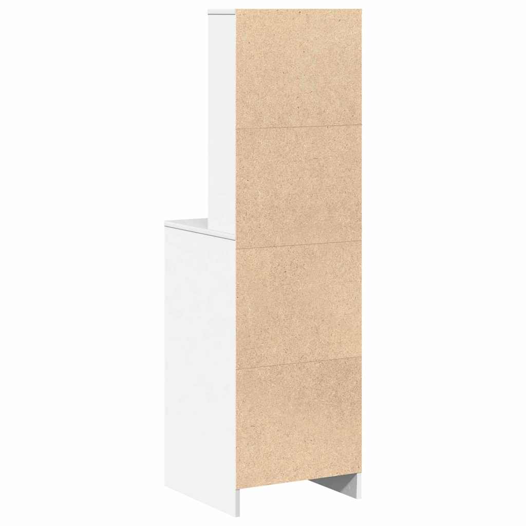Highboard Hvid 40 x 41 x 135 cm Konstrueret træ