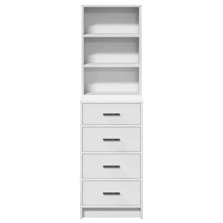 Highboard Hvid 40 x 41 x 135 cm Konstrueret træ