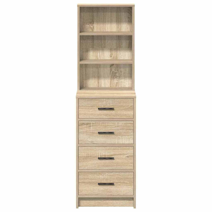 Highboard Sonoma-eg 40 x 41 x 135 cm Konstrueret træ
