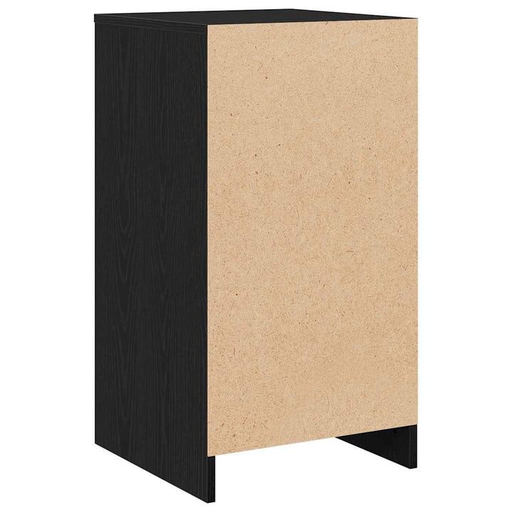 Sideboard med skuffe Sort eg 40 x 41 x 75 cm Konstrueret træ