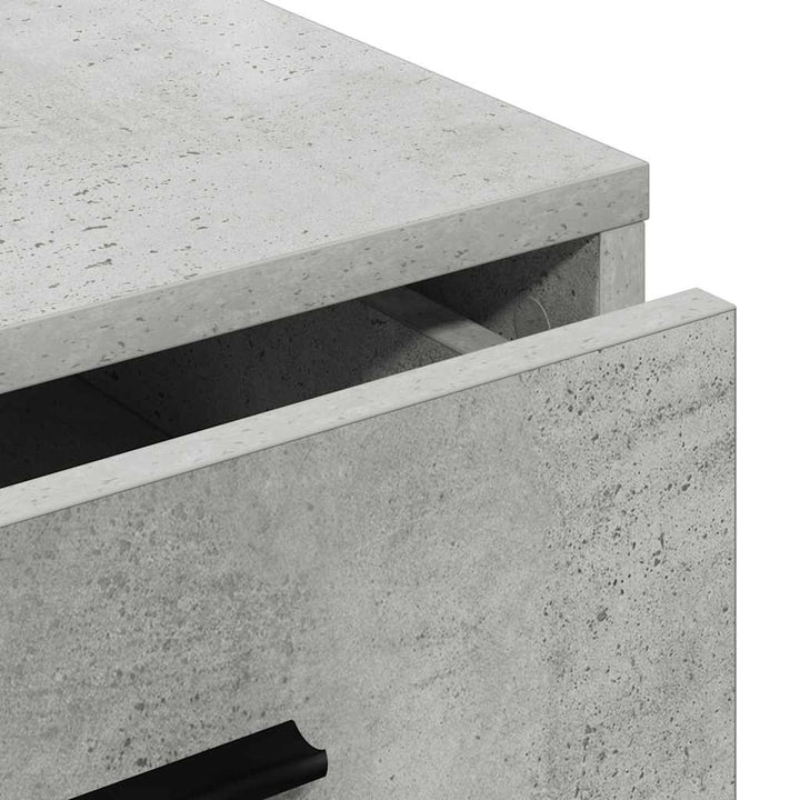 Sideboard Betongrå 40 x 41 x 75 cm Konstrueret træ
