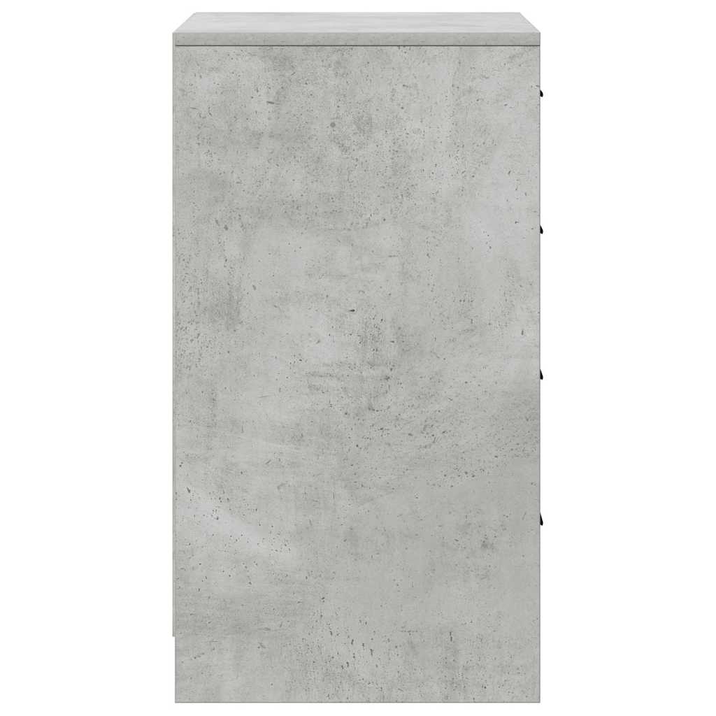 Sideboard med skuffe Betongrå 40 x 41 x 75 cm Konstrueret træ