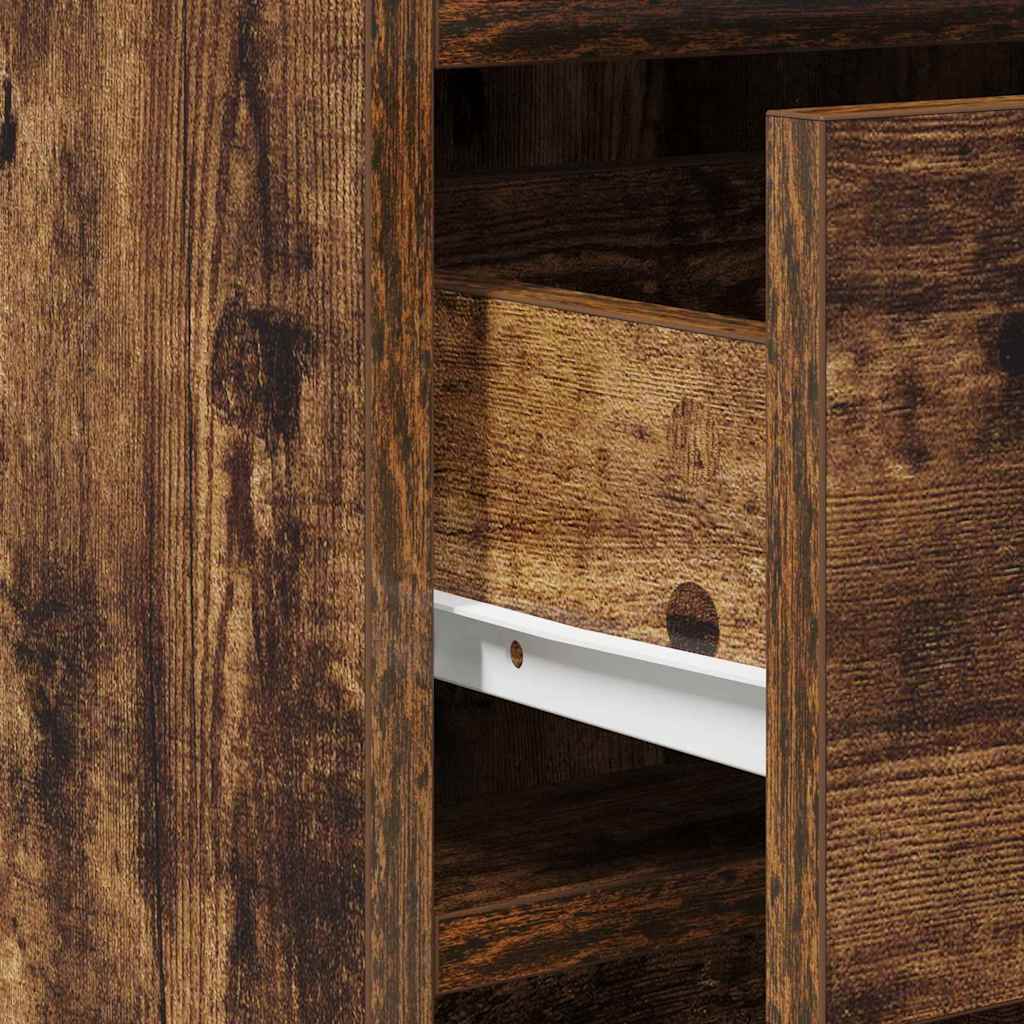 Sideboard Røget eg 40 x 41 x 75 cm Konstrueret træ