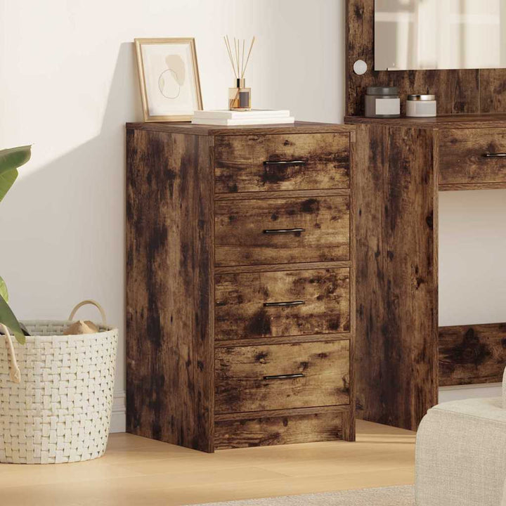 Sideboard Røget eg 40 x 41 x 75 cm Konstrueret træ