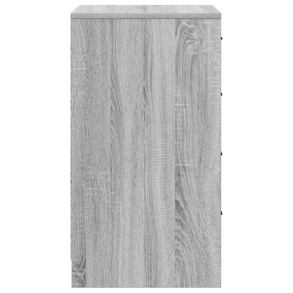 Sideboard Grå sonoma-eg 40 x 41 x 75 cm Konstrueret træ