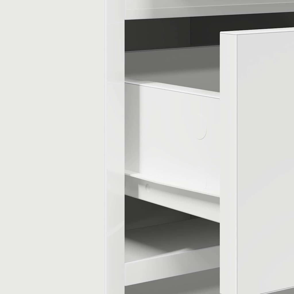 Sideboard Hvid 40 x 40.5 x 75 cm Konstrueret træ