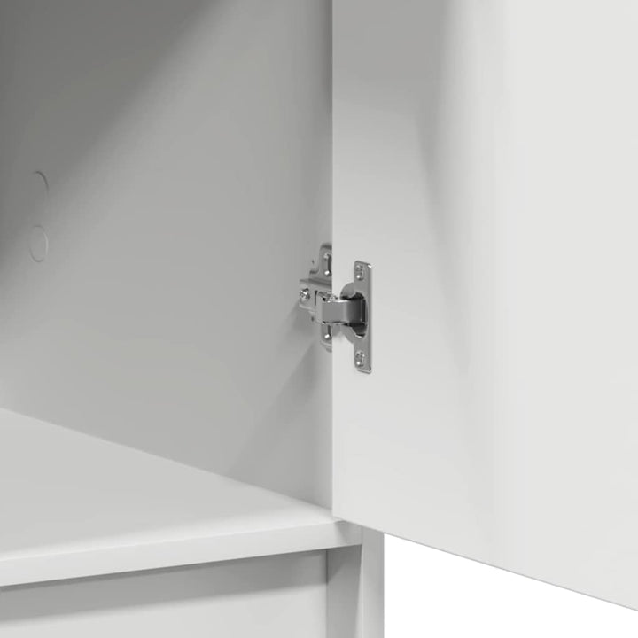 Highboard Hvid 41 x 40 x 135 cm Konstrueret træ
