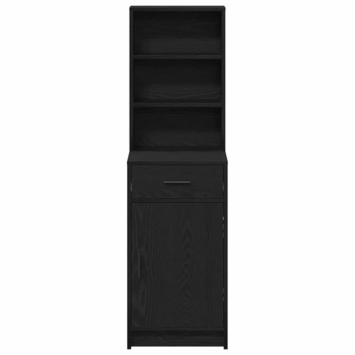 Highboard Sort eg 41 x 40 x 135 cm Konstrueret træ