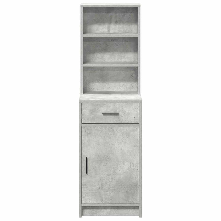 Highboard Beton Grå 41 x 40 x 135 cm Konstrueret træ