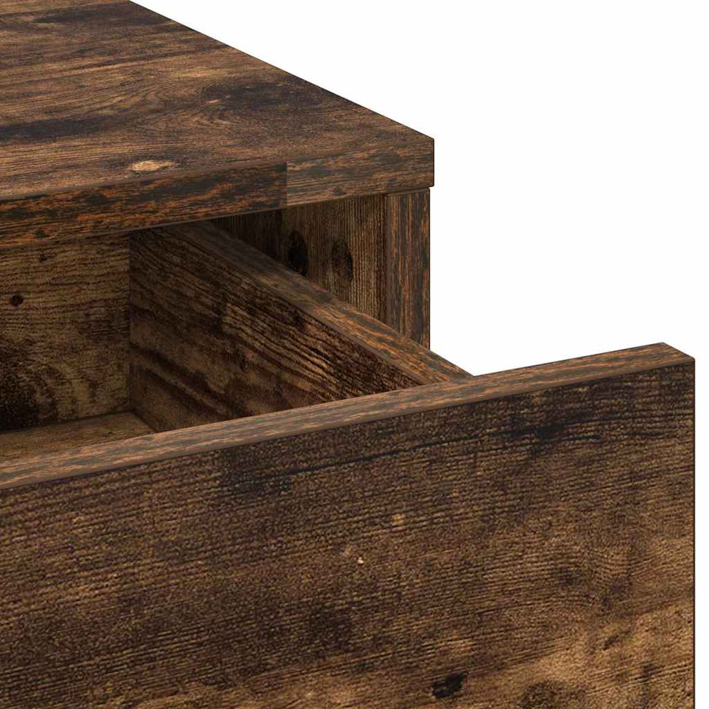 Highboard Røget eg 40 x 40,5 x 135 cm Konstrueret træ