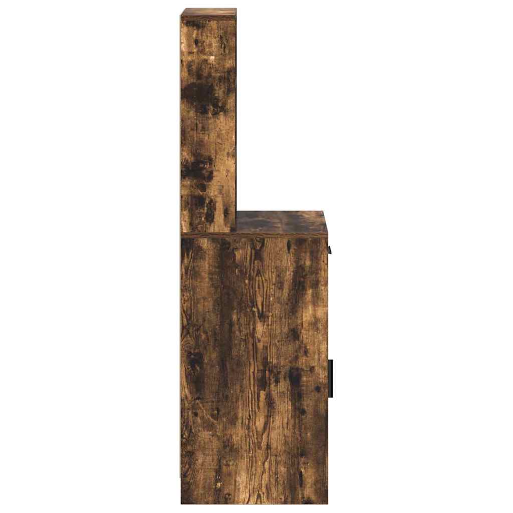 Highboard Røget eg 40 x 40,5 x 135 cm Konstrueret træ