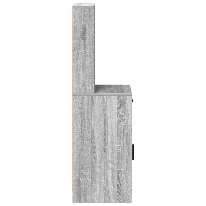 Highboard Grå Sonoma 40 x 40,5 x 135 cm Konstrueret træ