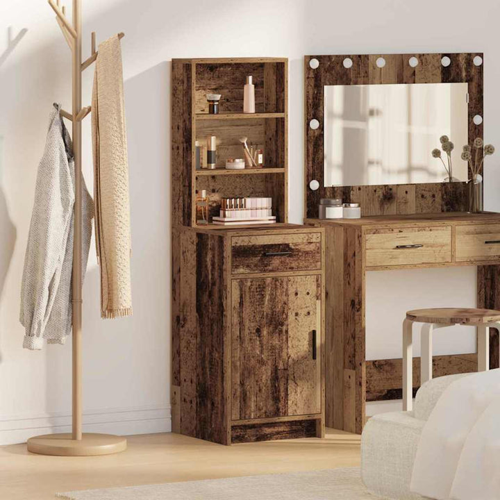 Highboard Gammelt træ 41 x 40 x 135 cm Konstrueret træ