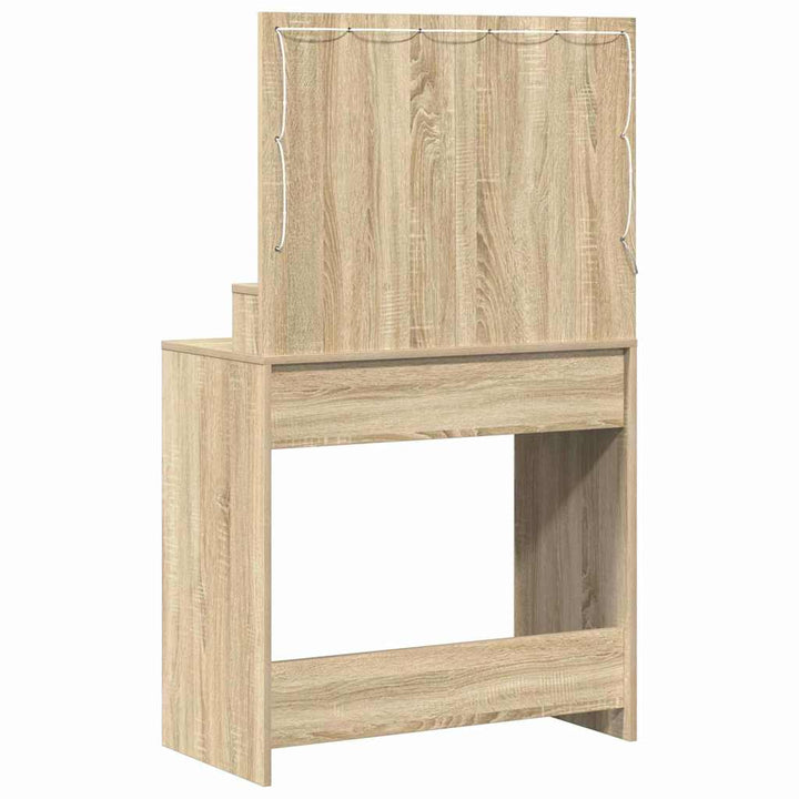 Klædeskab med skuffe Sonoma eg 79 x 41 x 135 cm Konstrueret træ