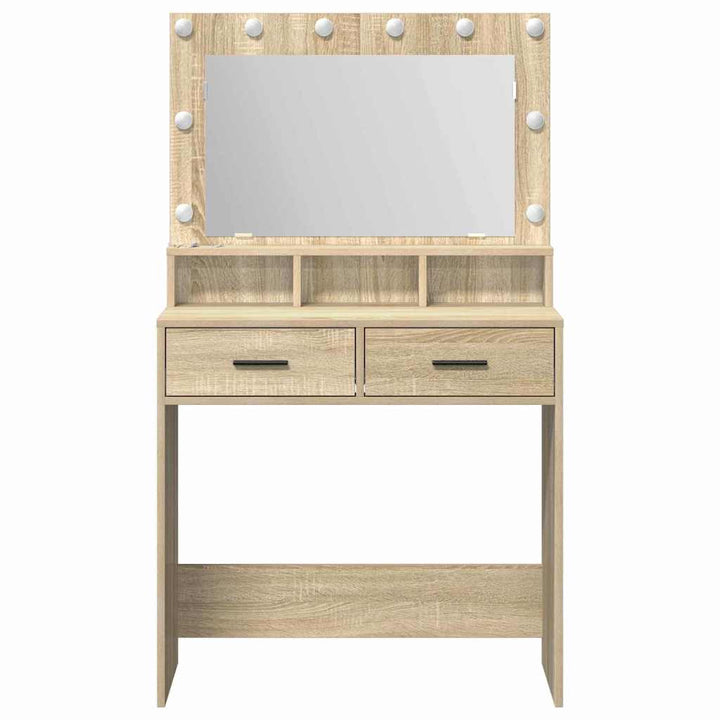Klædeskab med skuffe Sonoma eg 79 x 41 x 135 cm Konstrueret træ