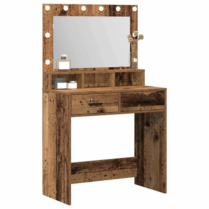 Klædeskab Gammelt træ 79 x 41 x 135 cm Konstrueret træ