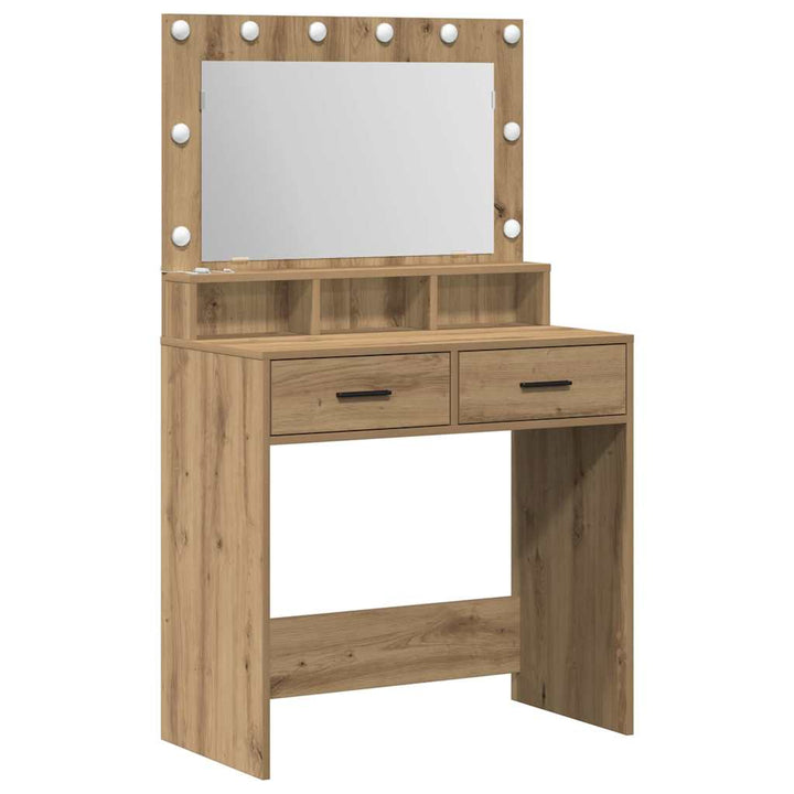 Klædeskab Artisan Egetræ 79 x 41 x 135 cm Konstrueret træ
