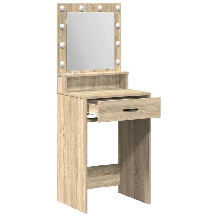 Klædeskab med skuffe Sonoma eg 50 x 41 x 135 cm Konstrueret træ