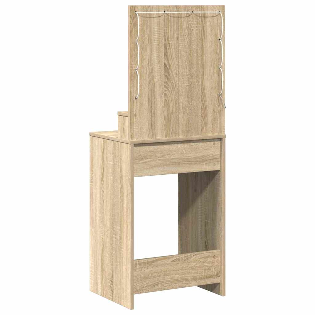 Klædeskab med skuffe Sonoma eg 50 x 41 x 135 cm Konstrueret træ