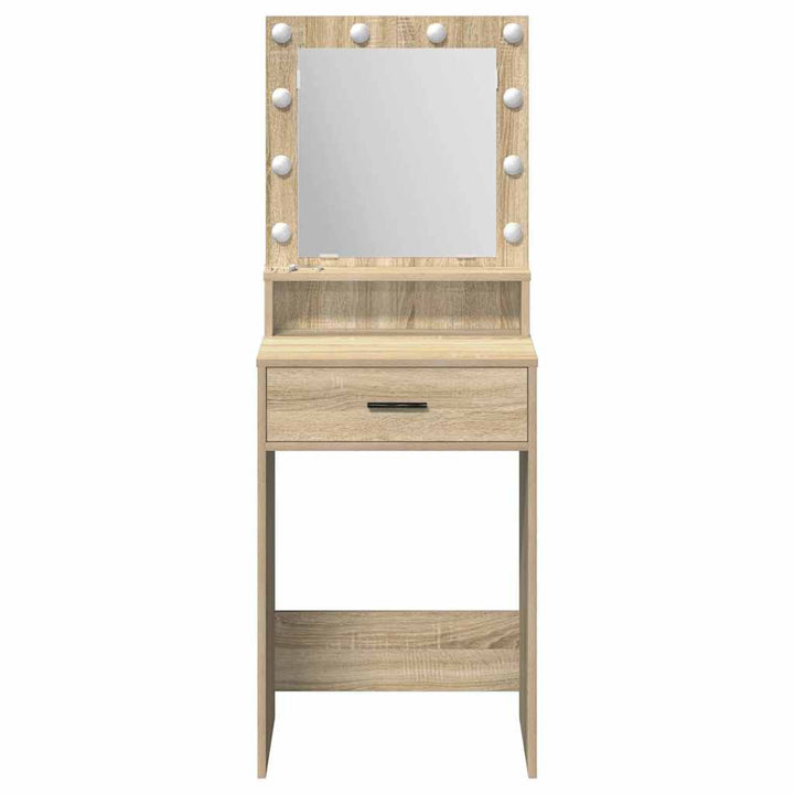 Klædeskab med skuffe Sonoma eg 50 x 41 x 135 cm Konstrueret træ