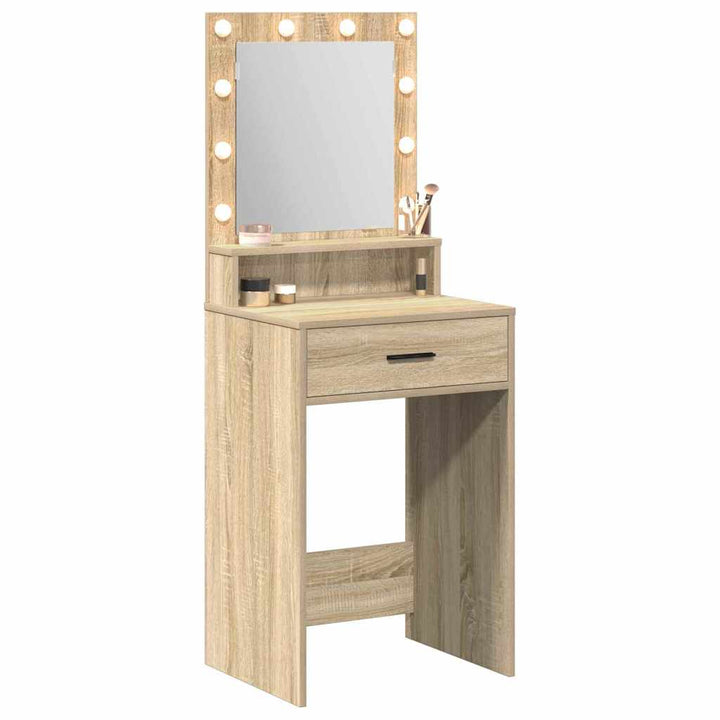 Klædeskab med skuffe Sonoma eg 50 x 41 x 135 cm Konstrueret træ