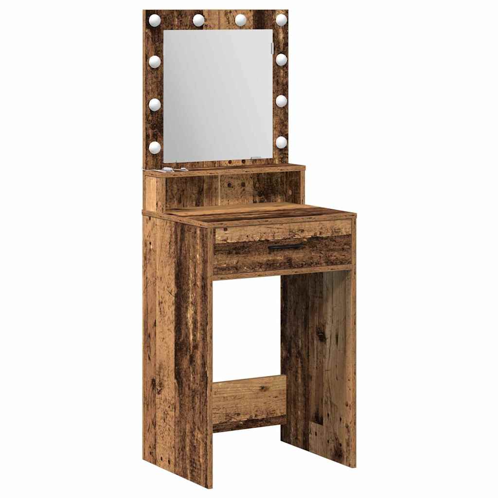 Klædeskab Gammelt træ 50 x 41 x 135 cm Konstrueret træ