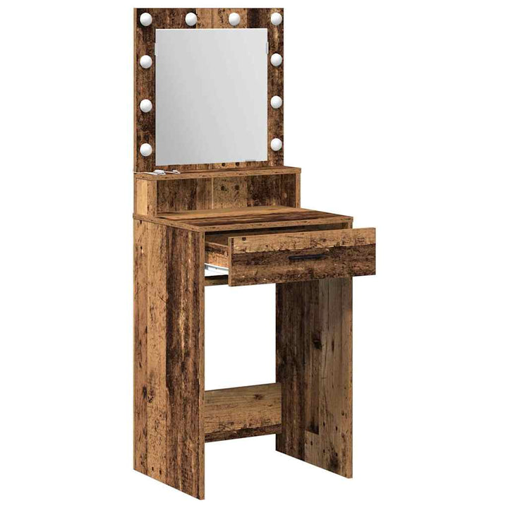 Klædeskab Gammelt træ 50 x 41 x 135 cm Konstrueret træ