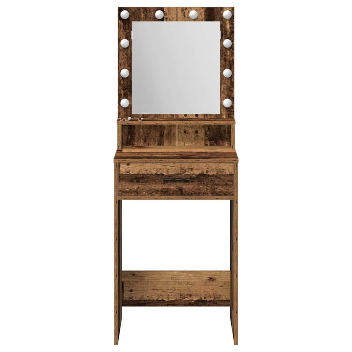 Klædeskab Gammelt træ 50 x 41 x 135 cm Konstrueret træ