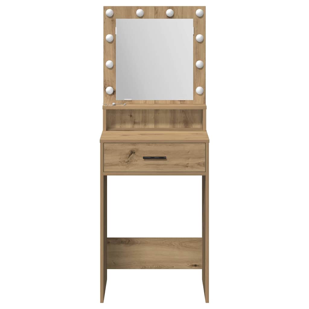 Klædeskab Artisan Egetræ 50 x 41 x 135 cm Konstrueret træ