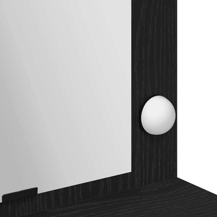 Klædeskab Sort eg 100 x 41 x 135 cm Konstrueret træ