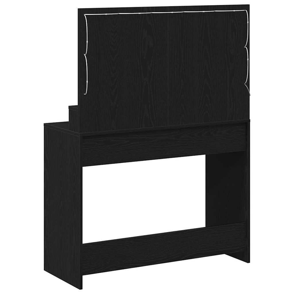 Klædeskab Sort eg 100 x 41 x 135 cm Konstrueret træ
