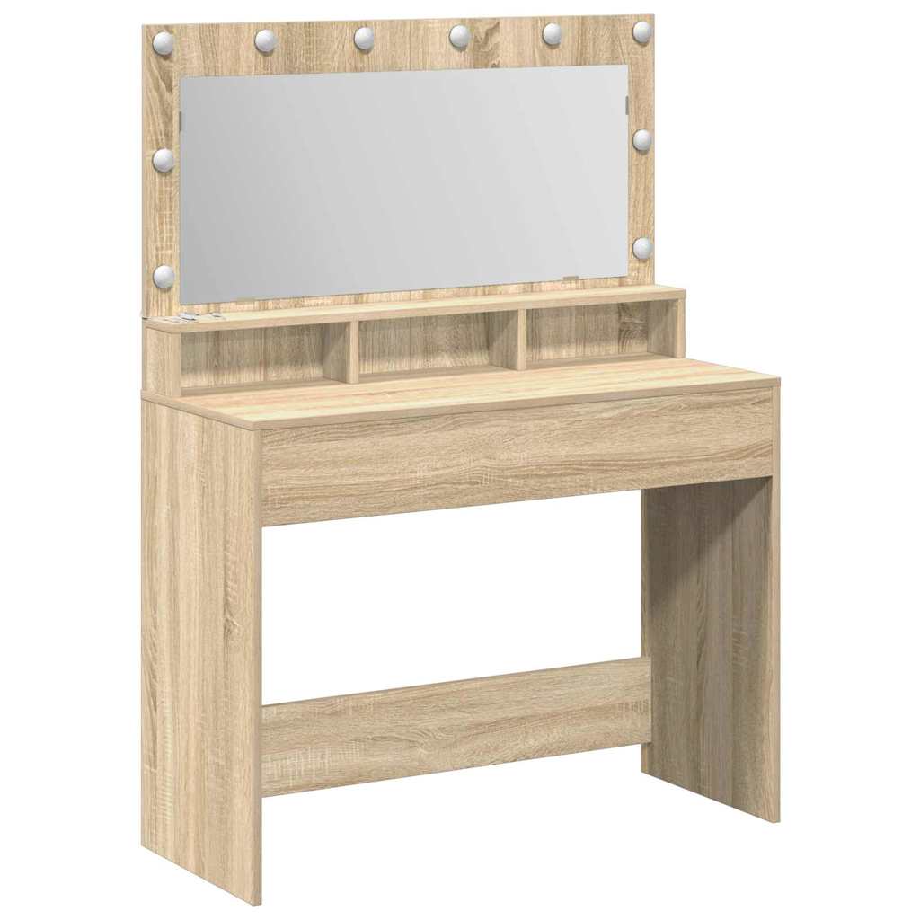 Klædeskab med hylde Sonoma eg 100 x 41 x 135 cm Konstrueret træ