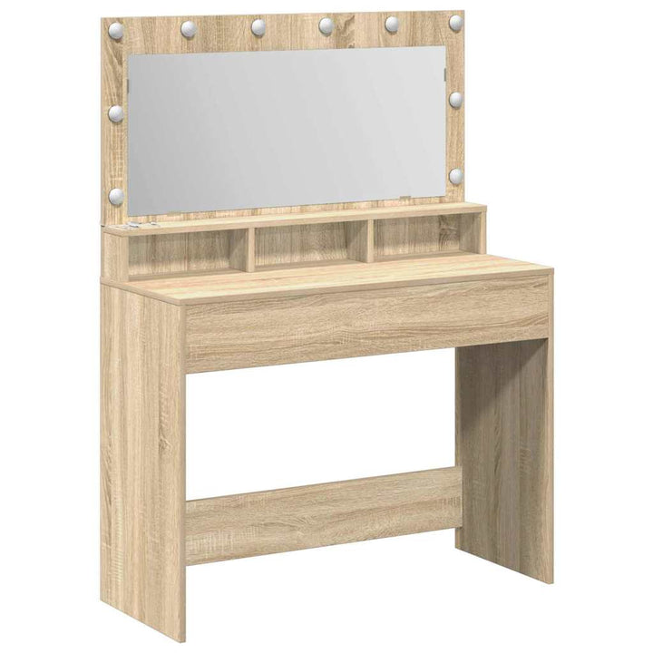 Klædeskab med hylde Sonoma eg 100 x 41 x 135 cm Konstrueret træ